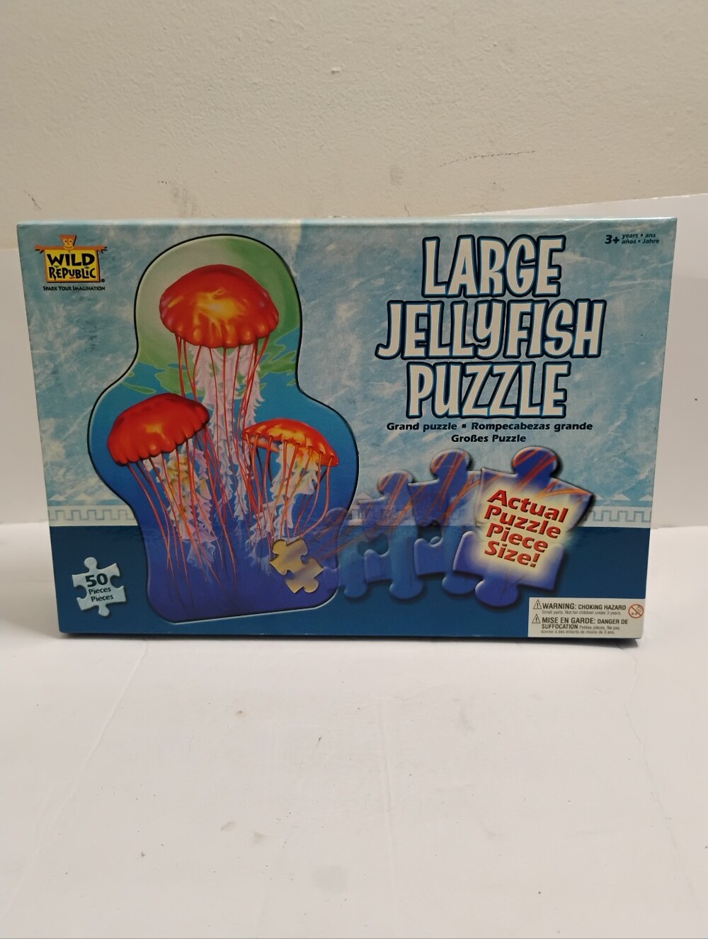 Vintage 2005 WILD REPUBLIC Large 50 Piece Rare Jellyfish Puzzle